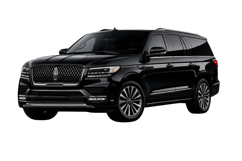 Black Lincoln Navigator luxury SUV for executive group transportation